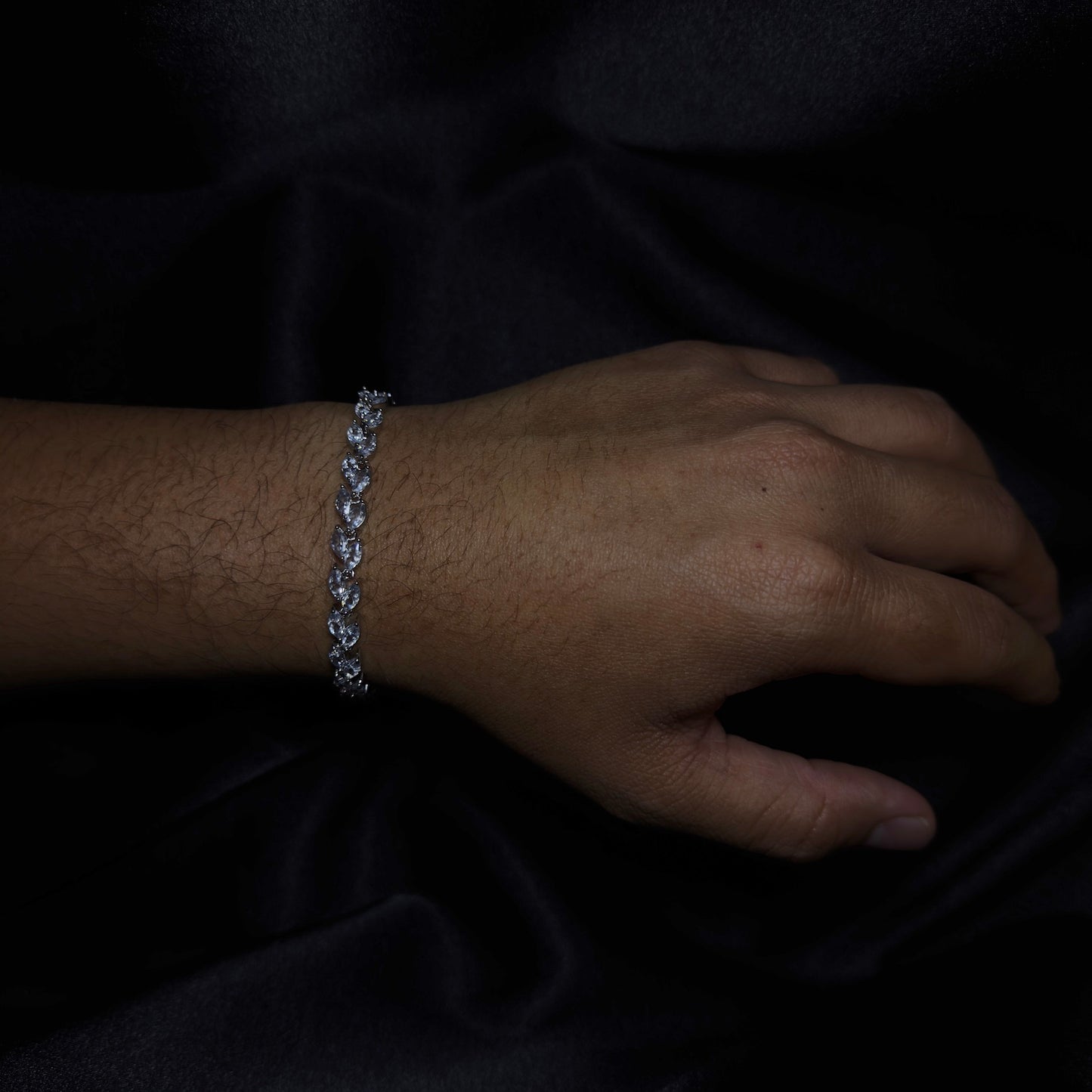 Crystal Leaf Bracelet