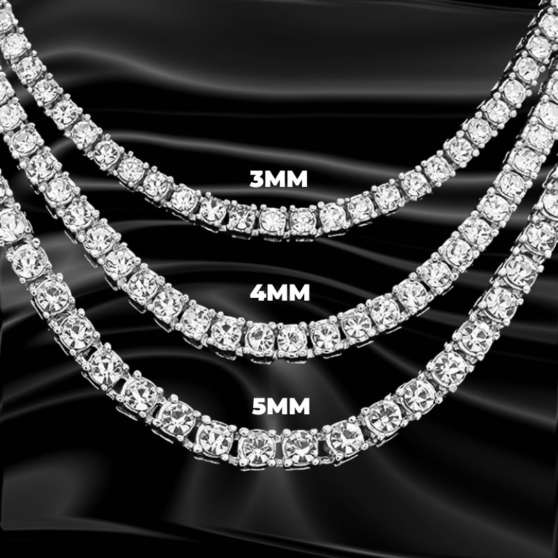 Starlit Tennis Necklace – Opulent Gemz